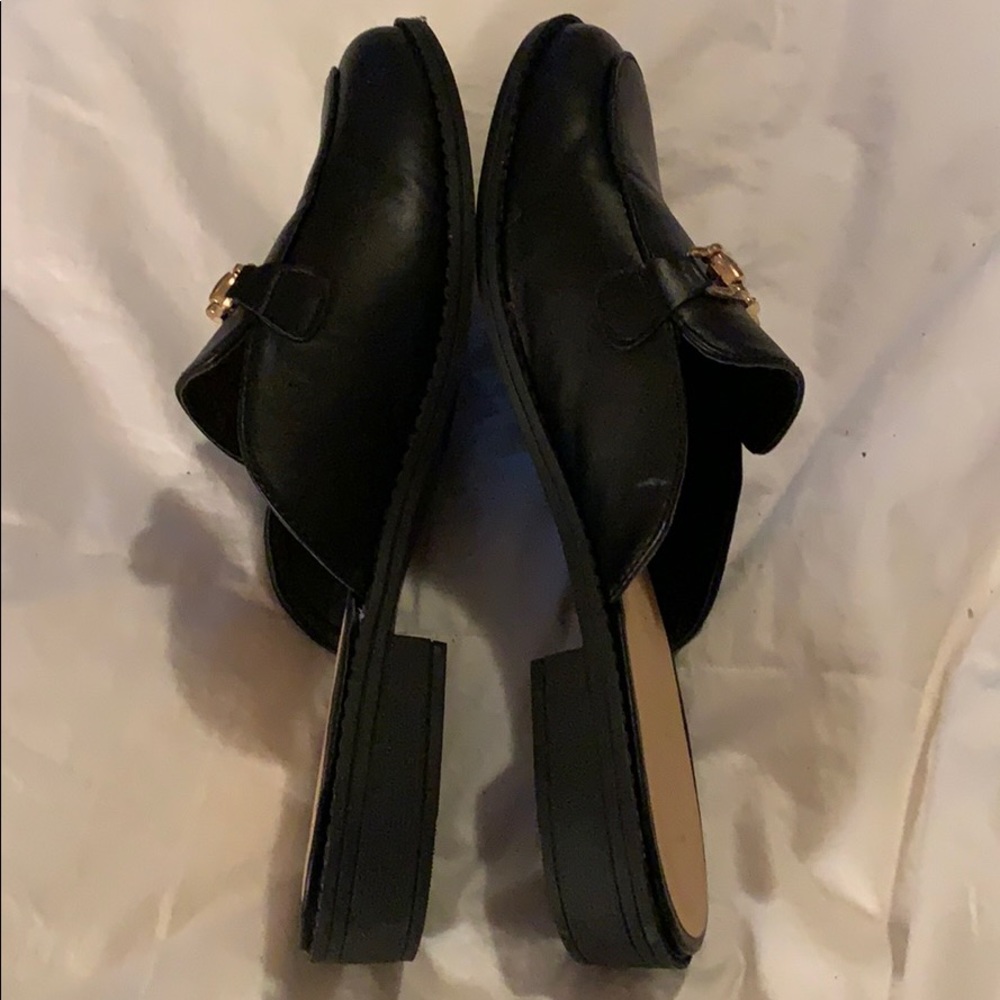 Black Horse Bit Mule Loafers Size 8 - DC - Picture 4 of 8